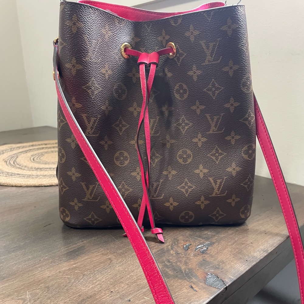Louis Vuitton Brown and Pink Women's Bag
